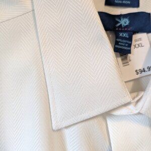 White Egara dress shirt XXL NWT